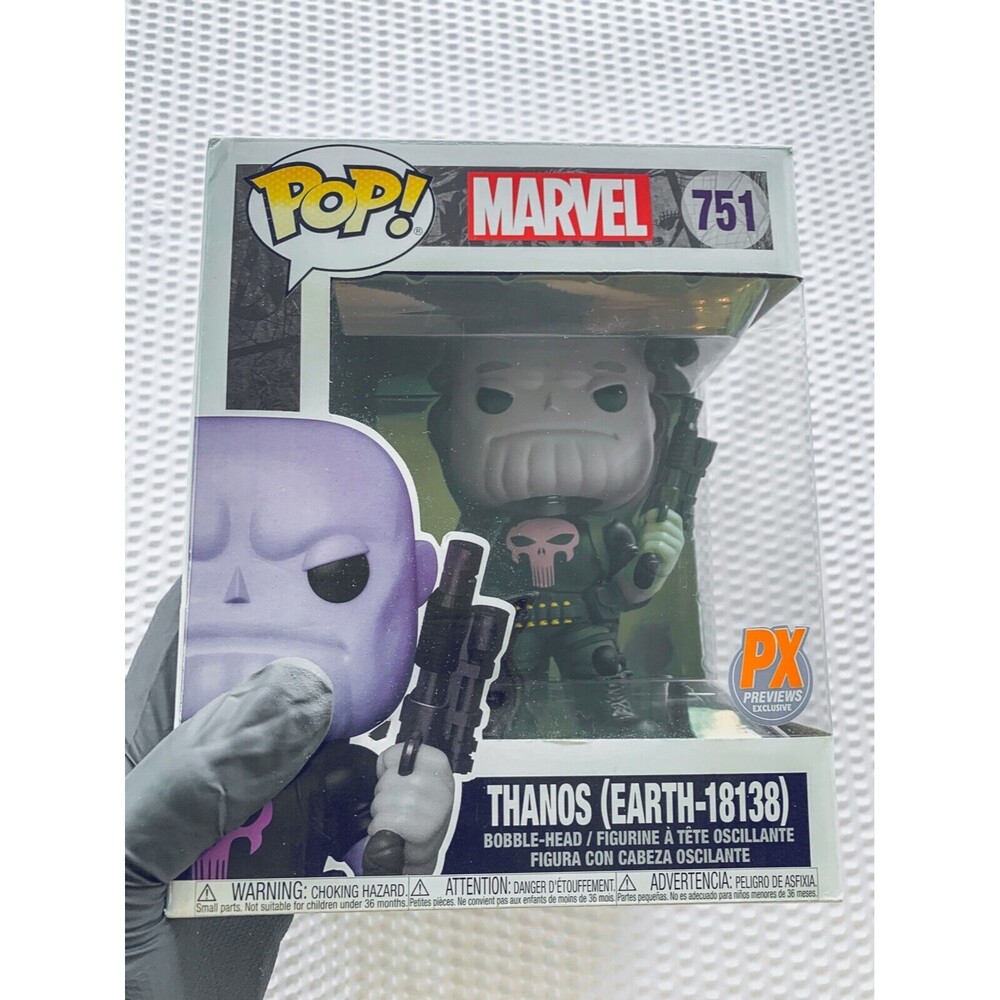 Funko Pop! DELUXE MARVEL -THANOS (Earth-18138) #751 -PX Preview Exclusive
